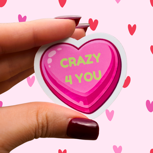 Soondolhearts - Conversation Hearts Kawaii Sticker 2x2 Inch