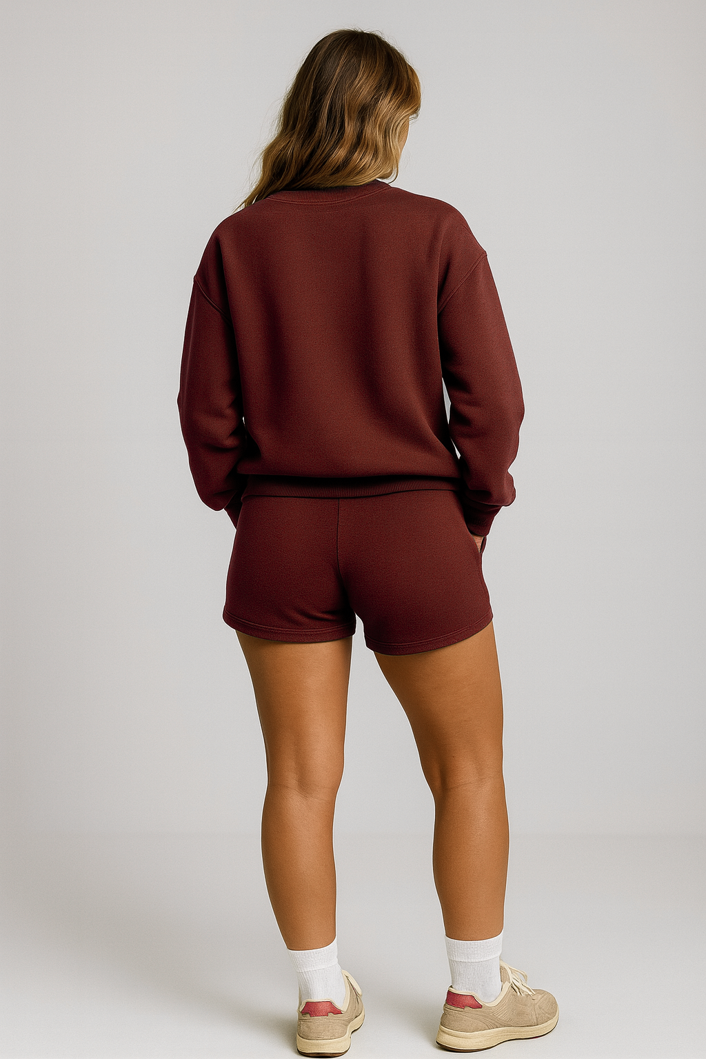 Cozy Fall Pumpkin Dog Embroidered Maroon Sweatshirt, Aesthetic Fleece