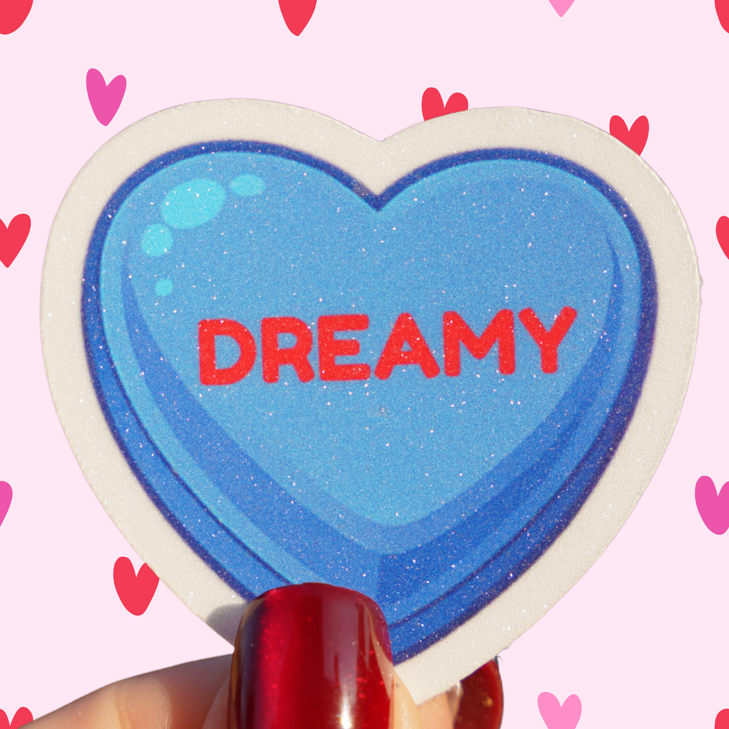 Soondolhearts - Conversation Hearts Kawaii Sticker 2x2 Inch